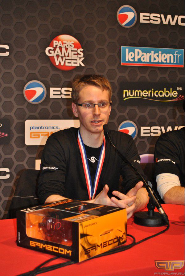 Чемпион ESWC 2012 - игрок команды colwn