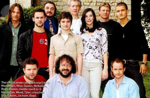 LOTR на сьёмочной площадке фильма.